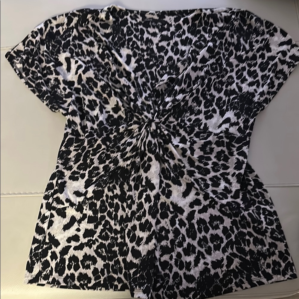 Leopard Print Women's Top